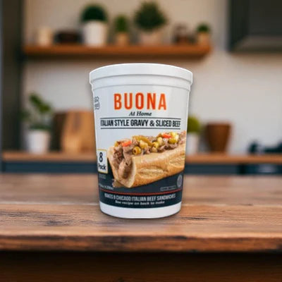 Chicago Favorites Combo: Buona Beef Kit & Giordano's Deep Dish Pizza