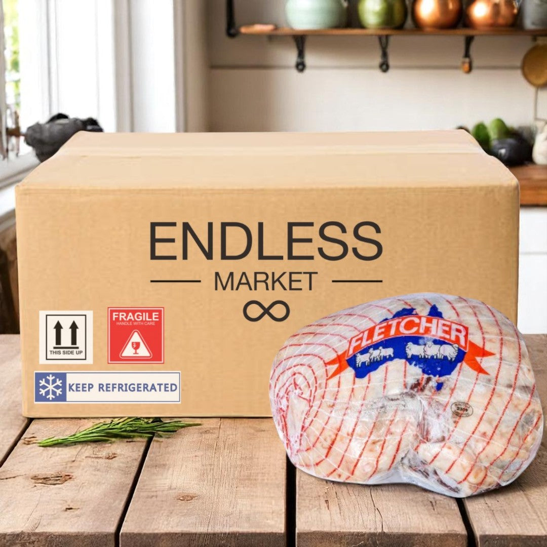 Frozen Halal Boneless Lamb Leg, Australia- 6 Ibs- 1 Pack