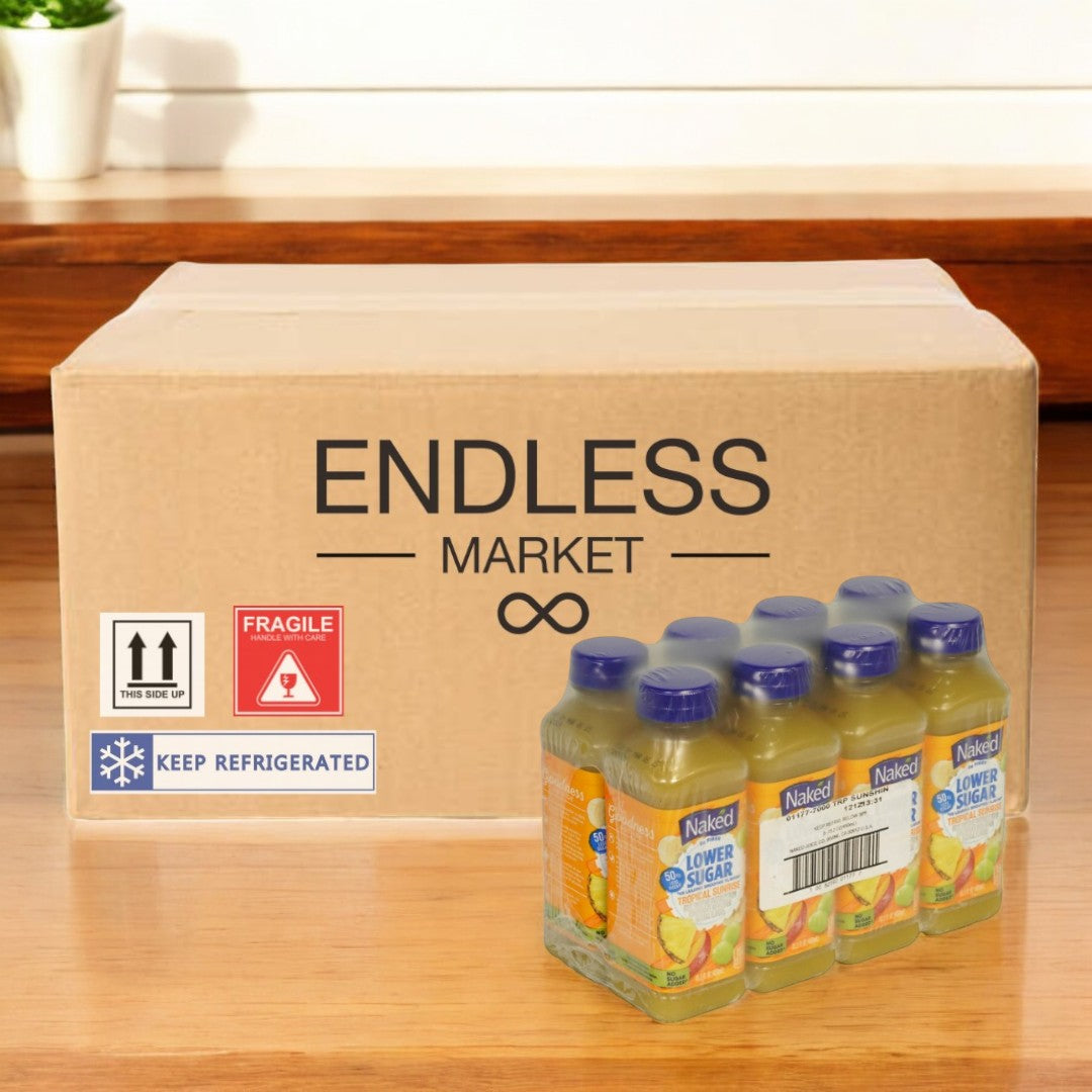 Tropical Sunrise Naked Juice Drink- 8 Count- 15.2 Oz- 1 Case