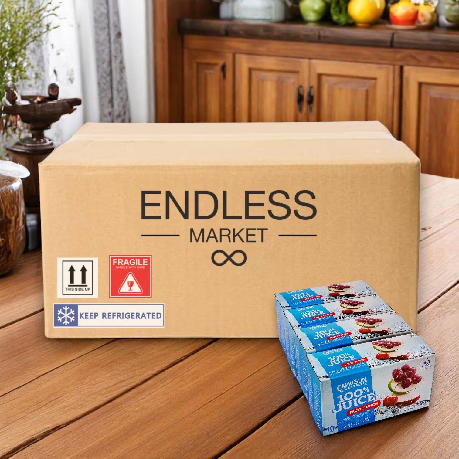 Capri Sun Fruit Dive 100% Juice – 40 Pack (6 fl oz Pouches)