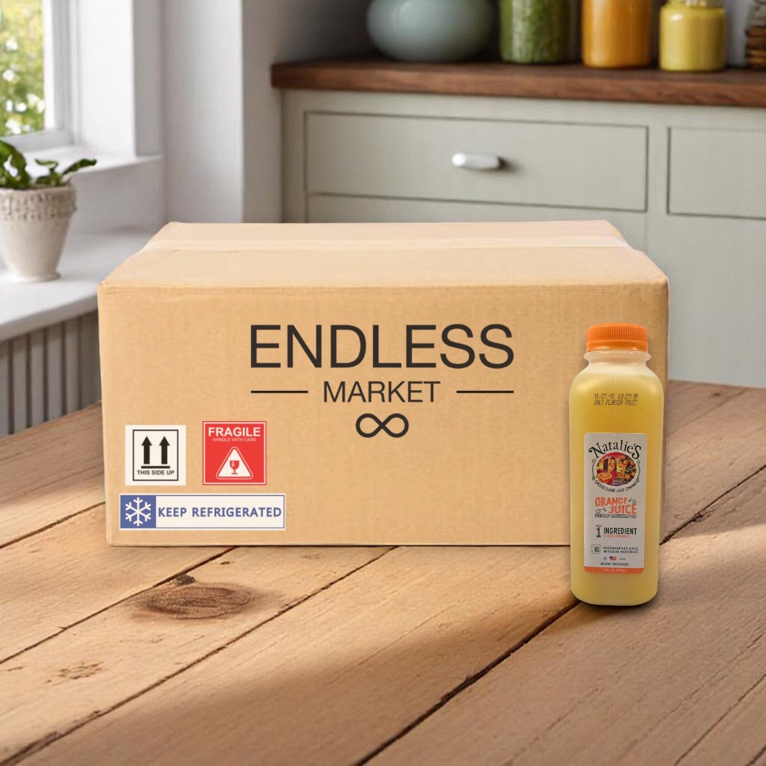 Natalie’s Orchid Island Fresh Orange Juice – 12 Pack (12 fl oz Bottles)