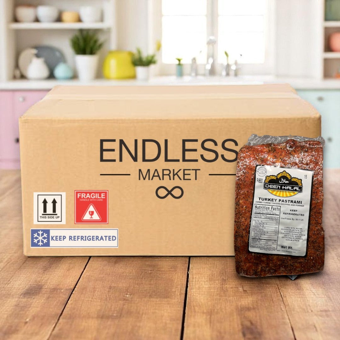 Deen Halal Turkey Pastrami Slab – Approx. 4.0 lb Each