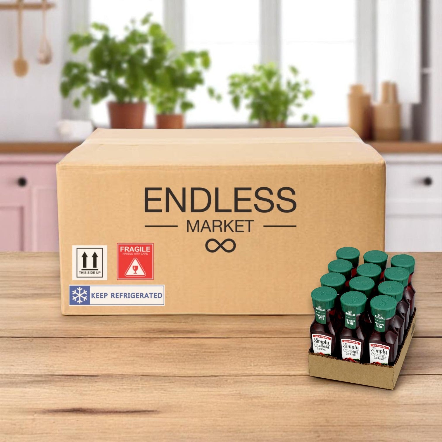 Simply Cranberry Juice – 12 Pack (11.5 fl oz Bottles)