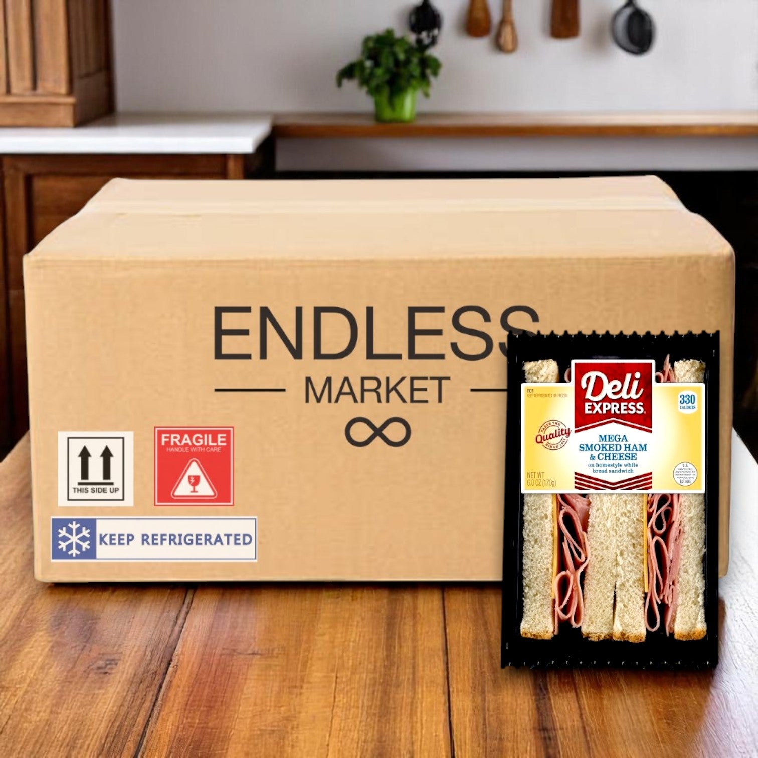 Deli Express Mega Italian Style Sandwich Wedge – 5.7 oz (8 Per Case)