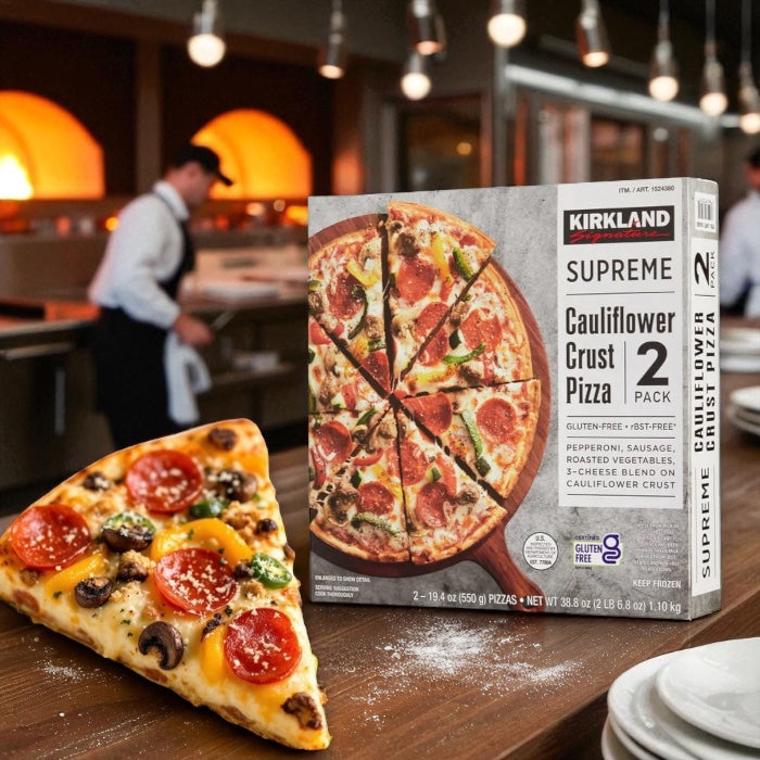 Kirkland Signature Cauliflower Crust Pizza, Supreme, 2-count -1 Pack