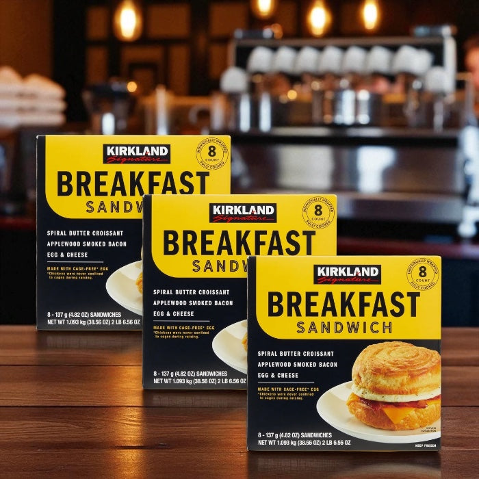 Kirkland Signature Breakfast Sandwich (3 Pack – 24 ct) Kirkland Signature Breakfast Sandwich (3 Pack – 24 ct)