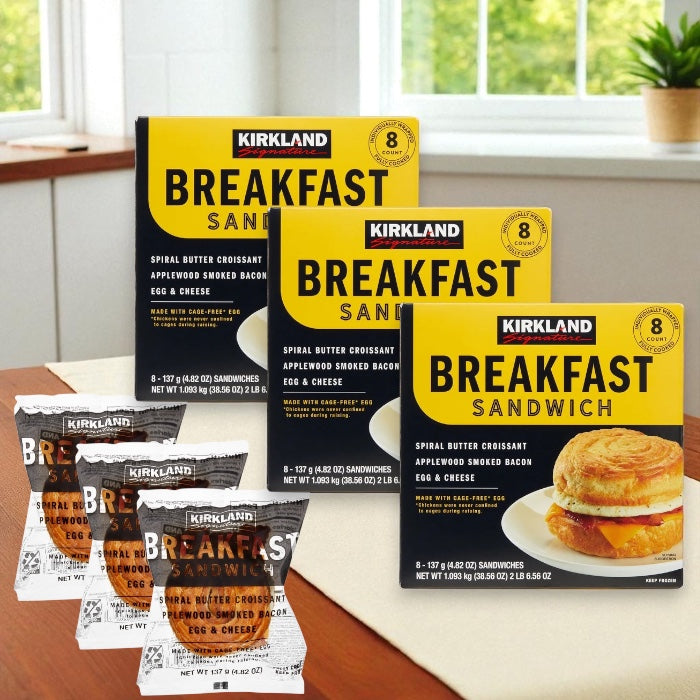 Kirkland Signature Breakfast Sandwich (3 Pack – 24 ct)