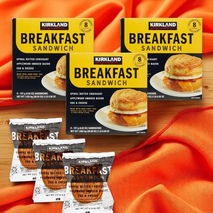Kirkland Signature Breakfast Sandwich (3 Pack – 24 ct)
