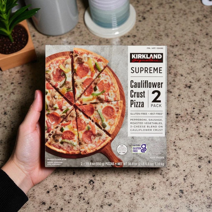 Kirkland Signature Cauliflower Crust Pizza, Supreme, 2-count -1 Pack