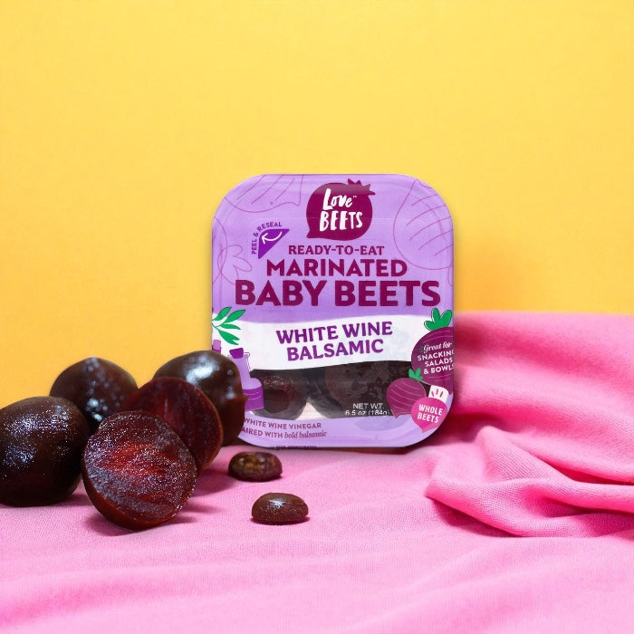 Love Beets Baby Beets, White Wine Balsamic, Marinated 6.5 oz