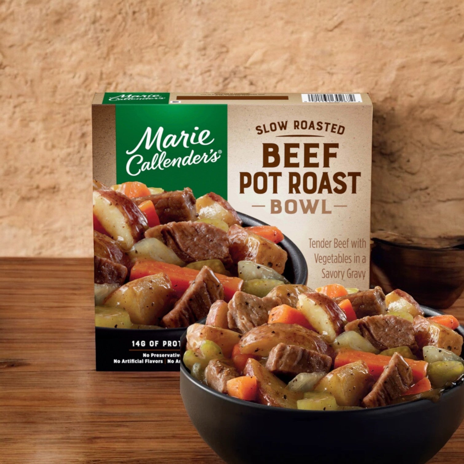 marie callender's plant based beef pot pie Marie Callender's Beef Pot Roast Bowl, Slow Roasted 11 oz