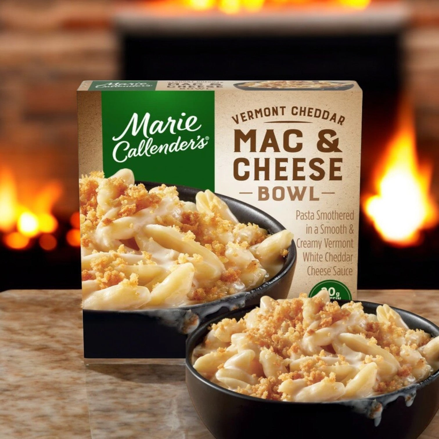 Marie Callender's Creamy Vermont Mac & Cheese Bowl Frozen Meal, 13 oz.