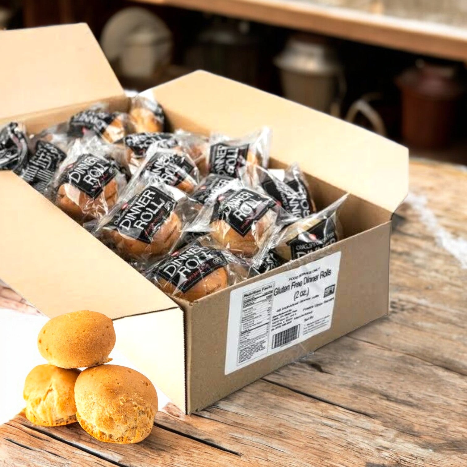 OMG It's Gluten Free, Dinner Rolls, 2 oz. - 1 Case, 24 Pack