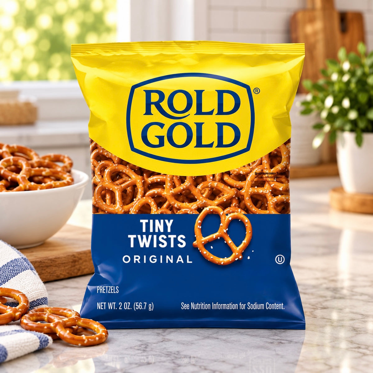 Rold Gold Tiny Twists – Classic Original, 64 × 2 oz Single-Serve Bags (1 CASE )