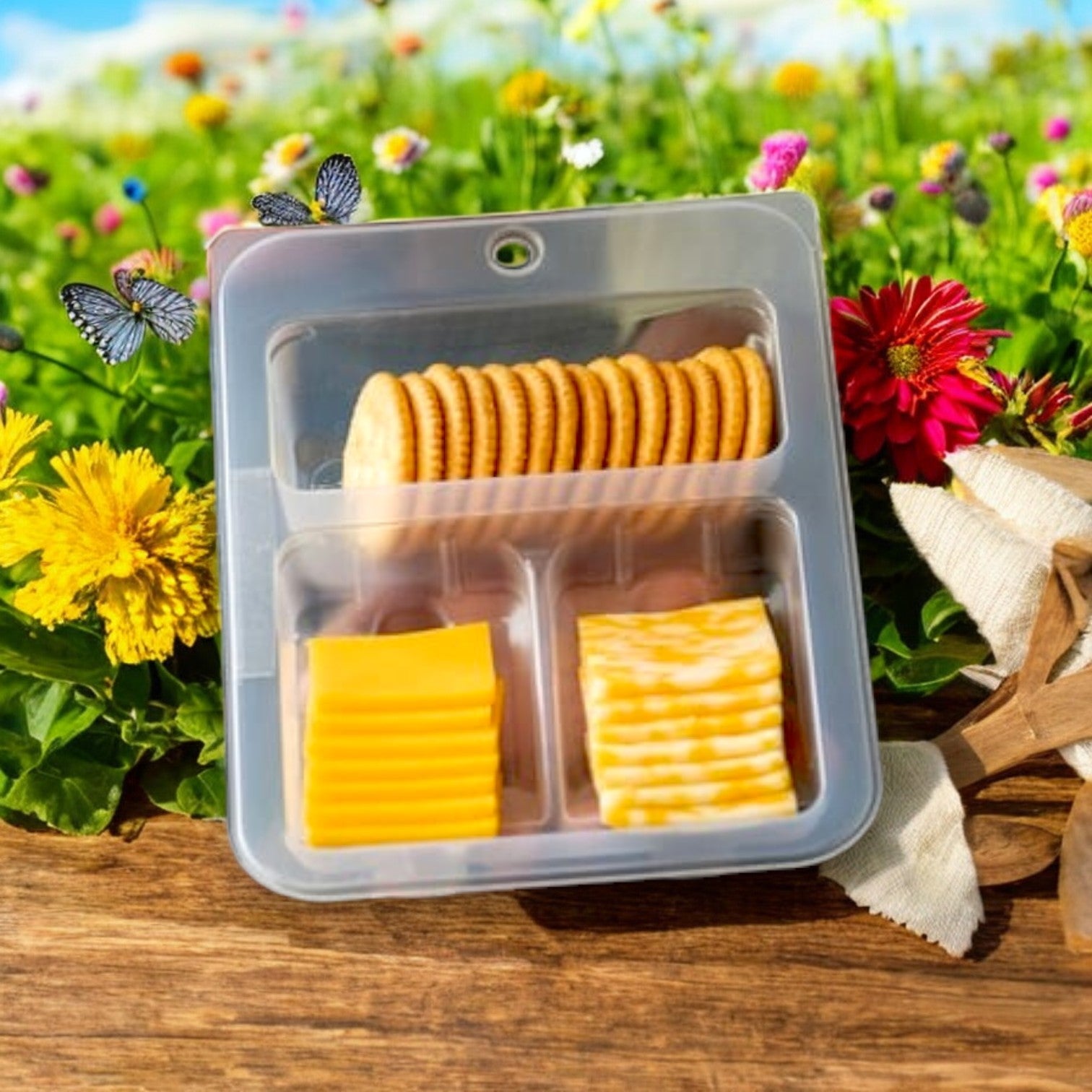 Sargento Shareables Cheese & Ritz Crackers | 6 oz, 3 Packs - 9 Trays Total