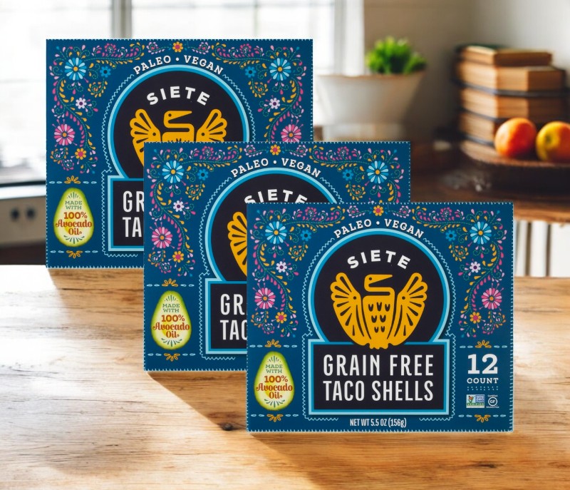 Siete Taco Shells, Grain Free- 12 Count- 1 Pack
