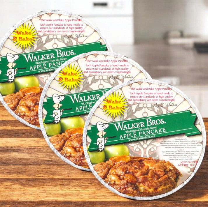 Walker Bros, The Original Pancake House Apple Pancake-28 Oz- 3 Packs