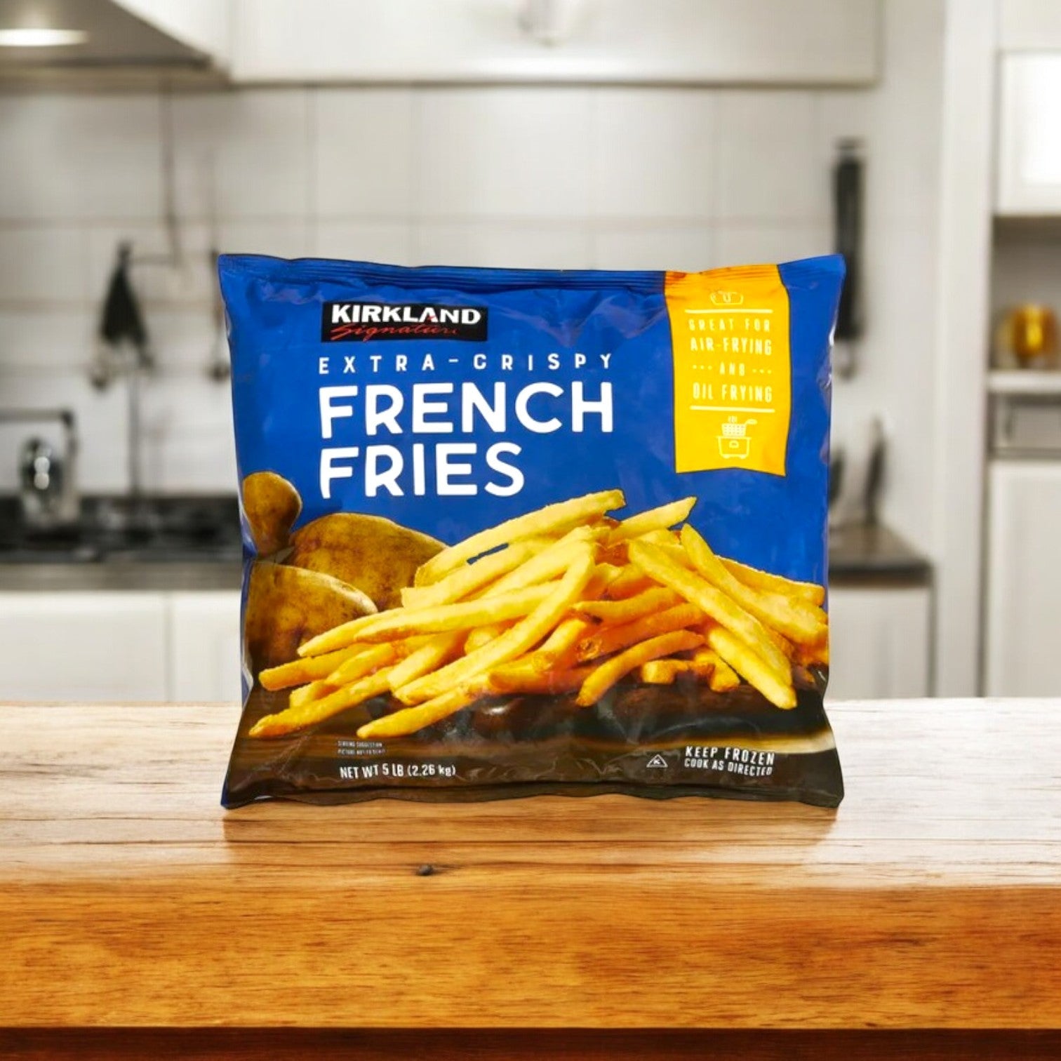 Kirkland Signature Crispy French Fries, 3 Packs (15 Total Pounds)