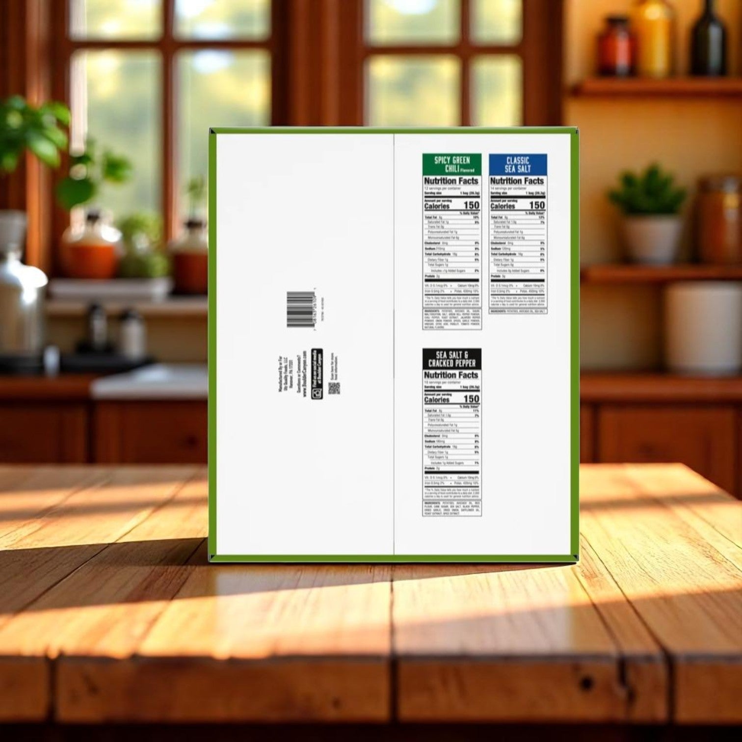 Boulder Canyon Avocado Oil Kettle Style Potato Chips, Variety Pack- 36 Count- 1 Case