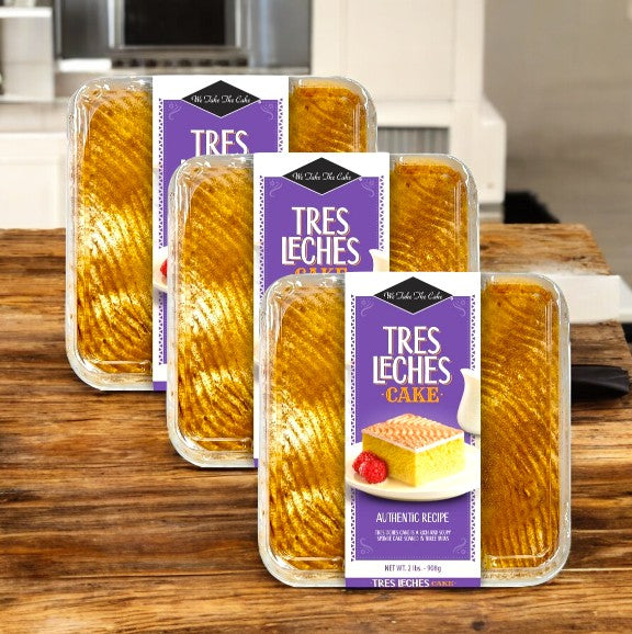 We Take the Cake Tres Leches Cake- 2Ibs- 3 Packs