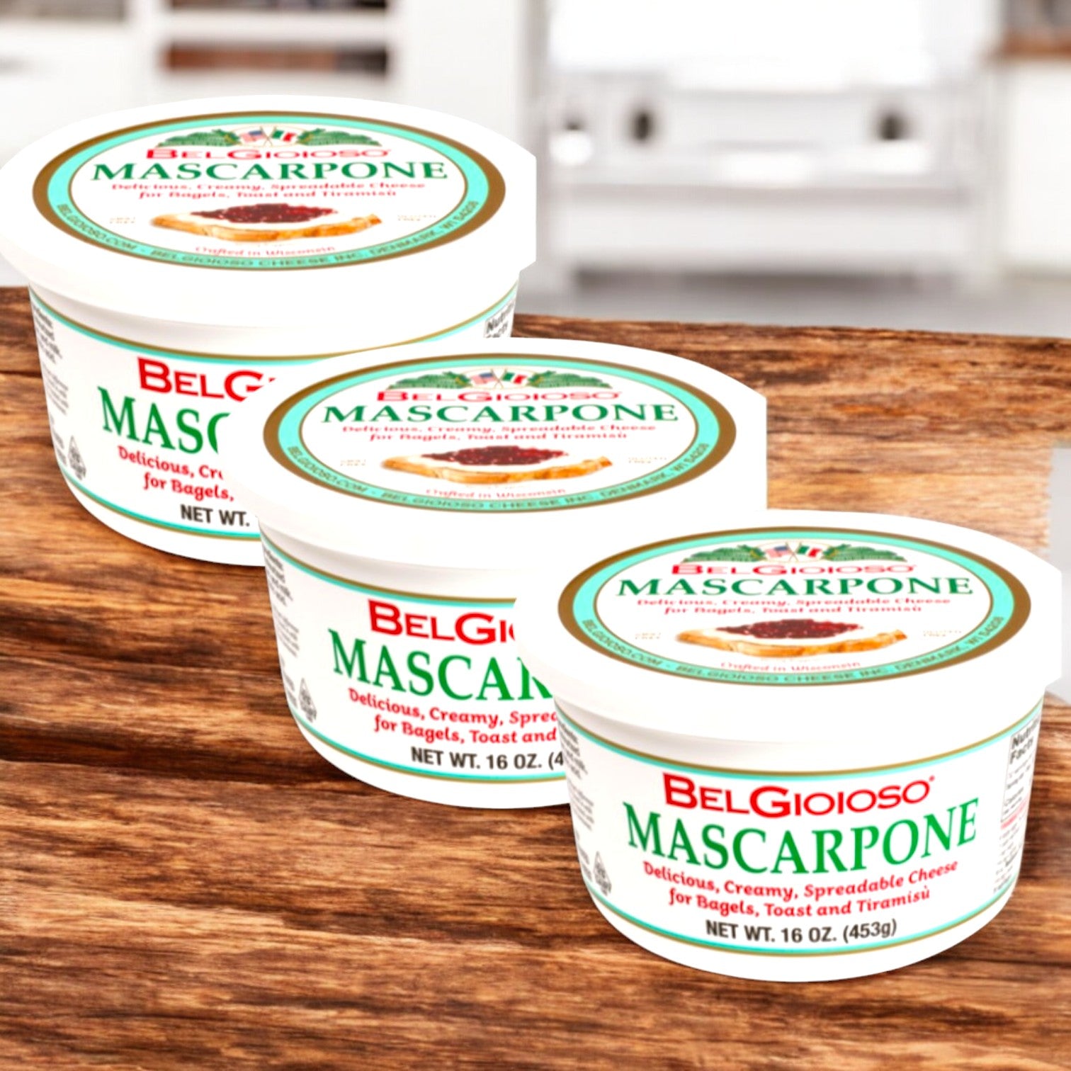 BelGioioso - Mascarpone Cheese - 16oz- 3 Count