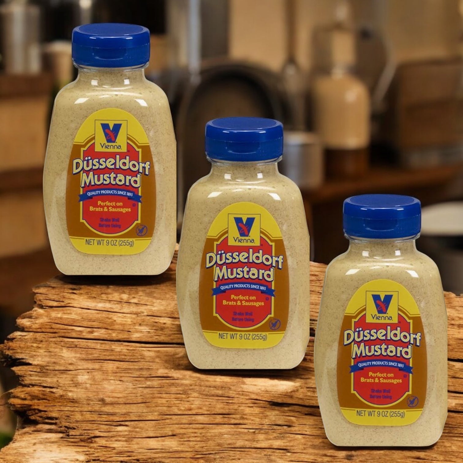 Vienna Dusseldorf Mustard 9oz. 3 Count