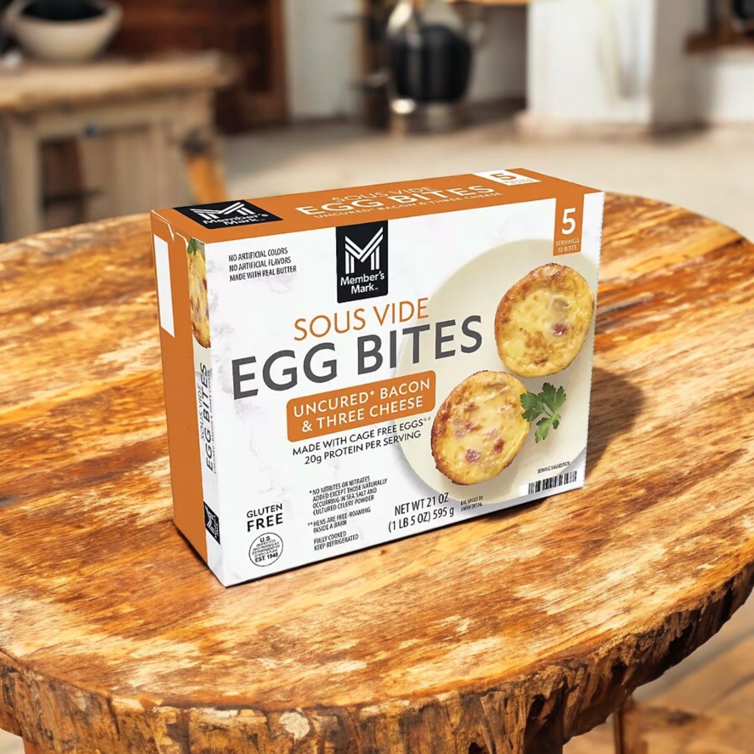 Member's Mark Sous Vide Uncured Bacon and Three Cheese Egg Bites