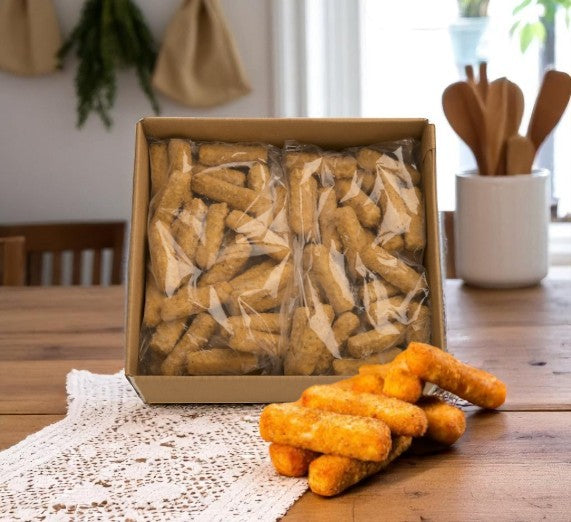 Mozzarella Cheese Sticks (Battered) 6 Bags of 2 lbs (12 lbs total)
