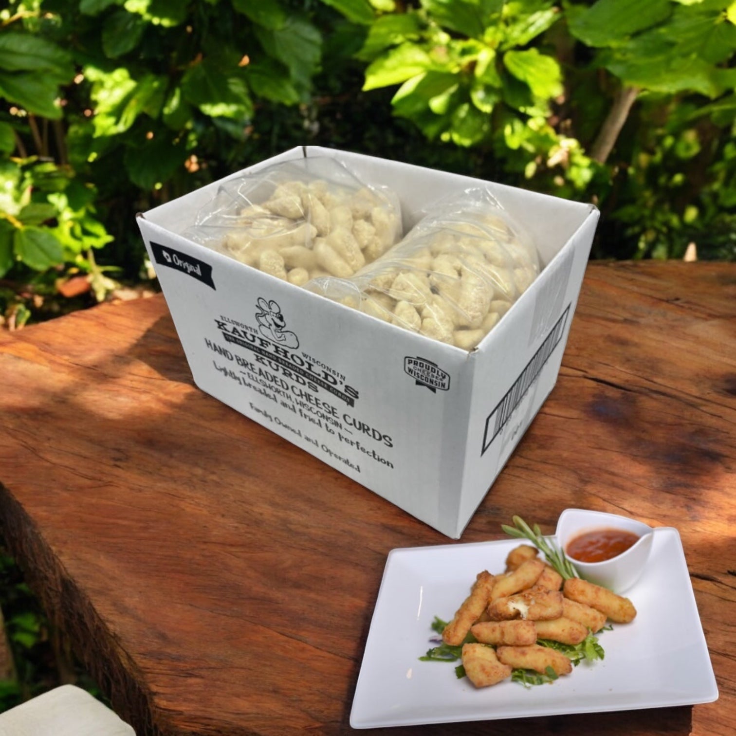 Appetizer Cheese Curd Breaded, 2 Pack 5 LB