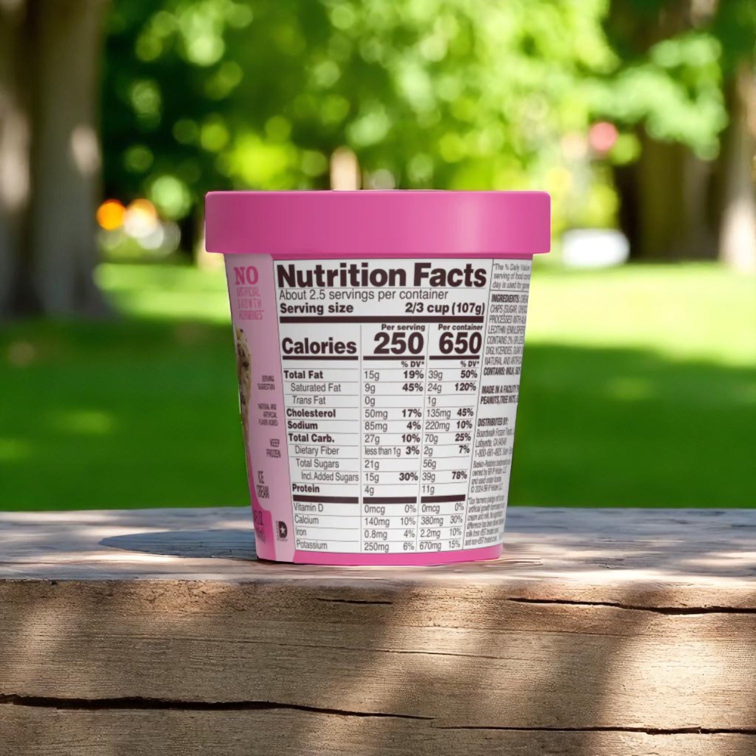 Baskin Robbins Ice Cream Chocolate Chip - 14 fl oz Tub