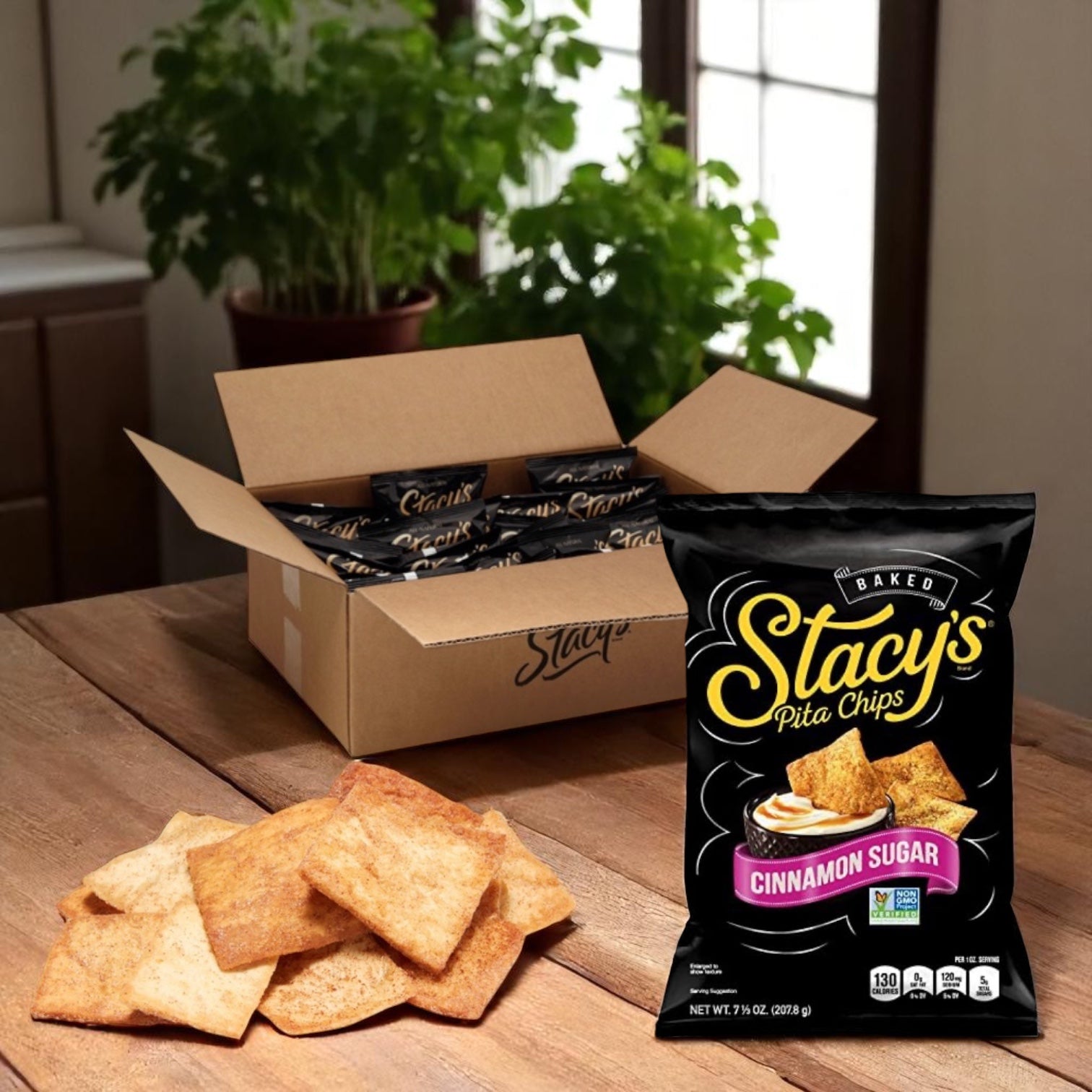 Stacys Large Pita Chips Cinnamon Sugar Single Serving