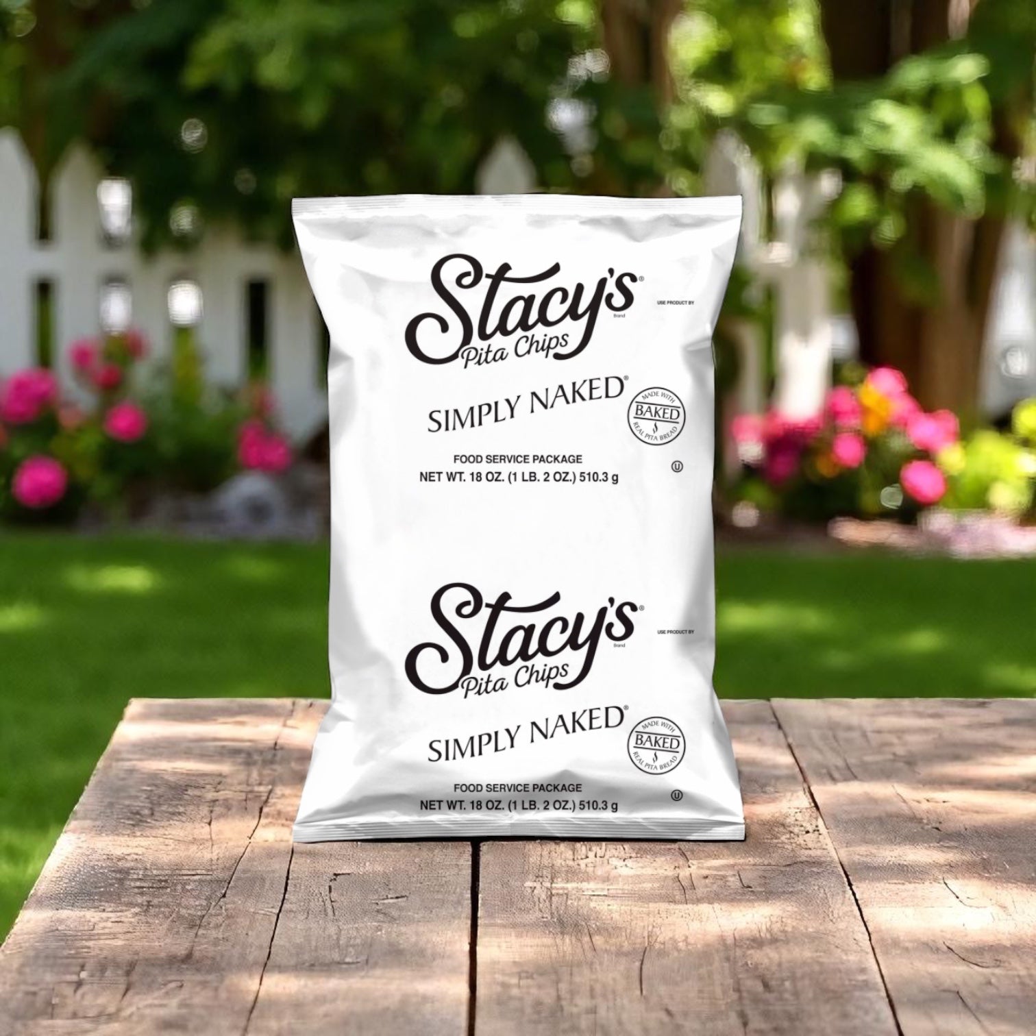 Stacys Simply Simply Naked Pita Chips 16 oz Bag 6 Count