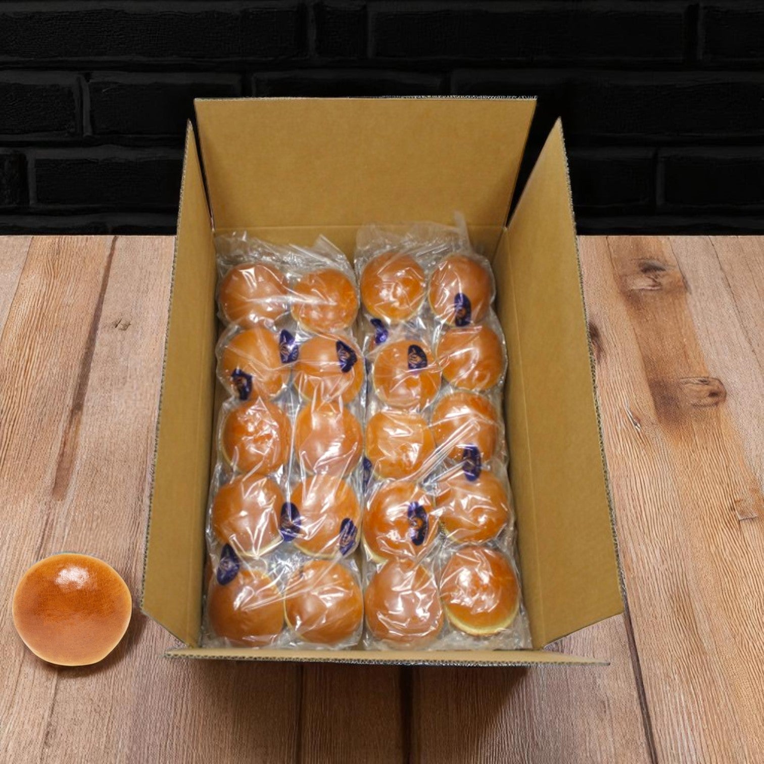 TURANO Bun Brioche 4.5"-80 Count- 1 Case
