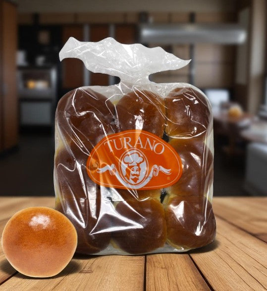 Turano Bun Brioche Mini Sliced-12 Packs-18 Buns Per pack-216 Count Total- 1 Case