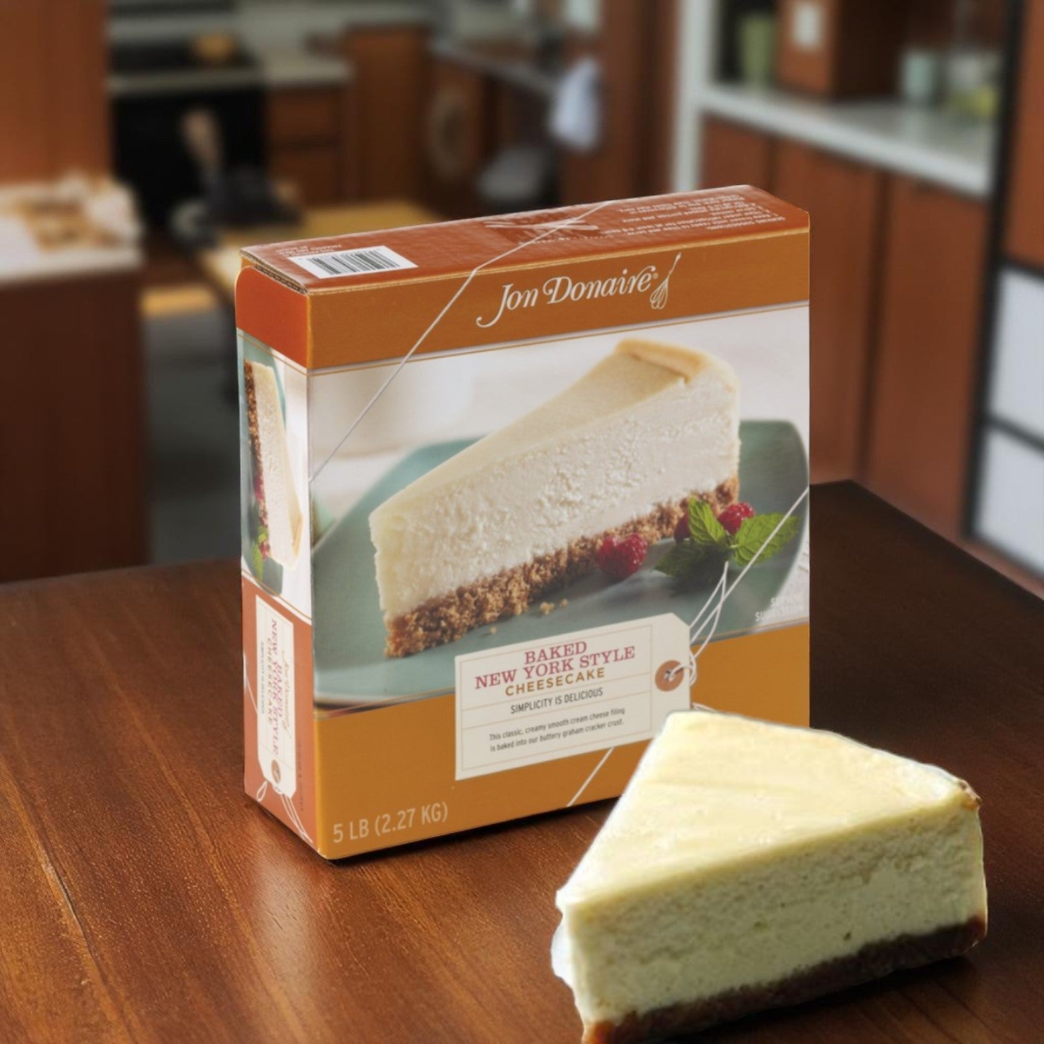 Jon Donaire 10" New York Cheesecake, 16 Slices- 1 Case