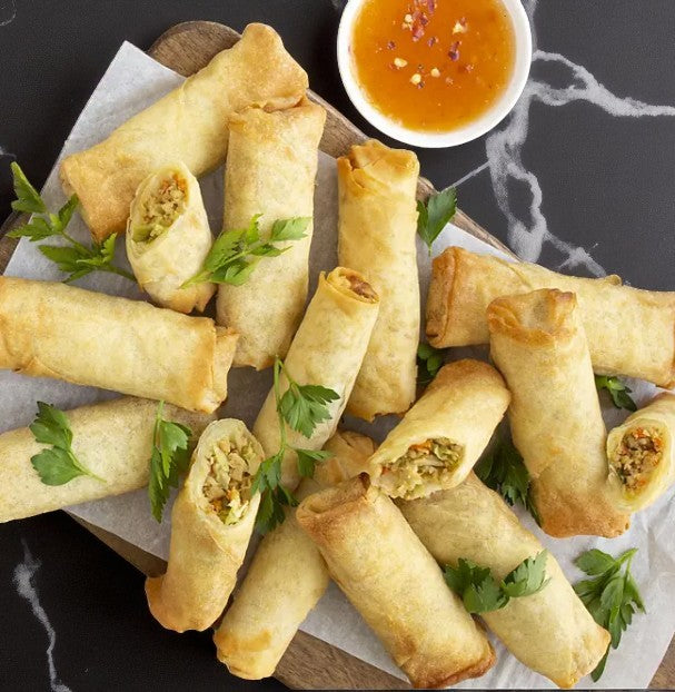 SUMM! Crispy Vegetable Spring Rolls, 12 Count-1 Case