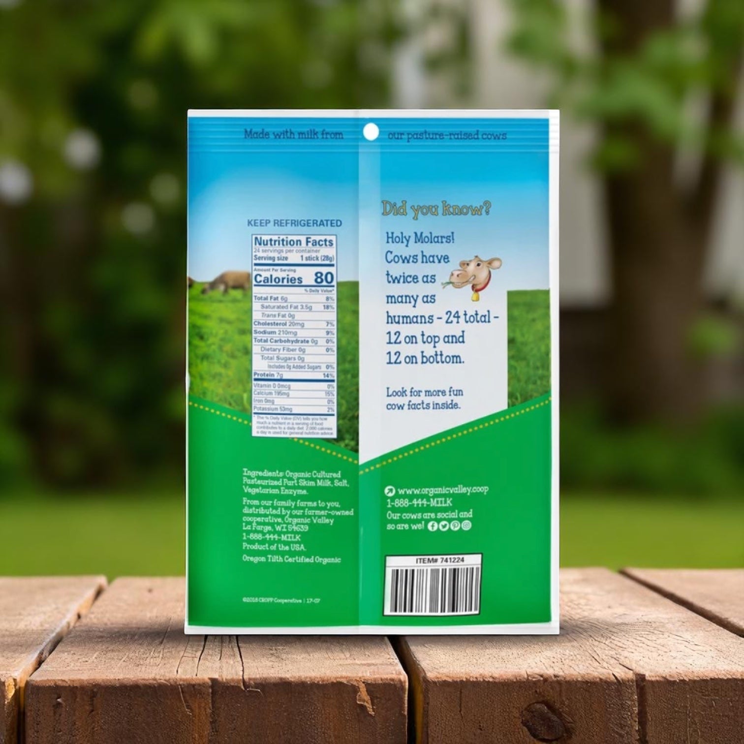 Organic Valley Stringles Organic String Cheese, 28 g, 24-count