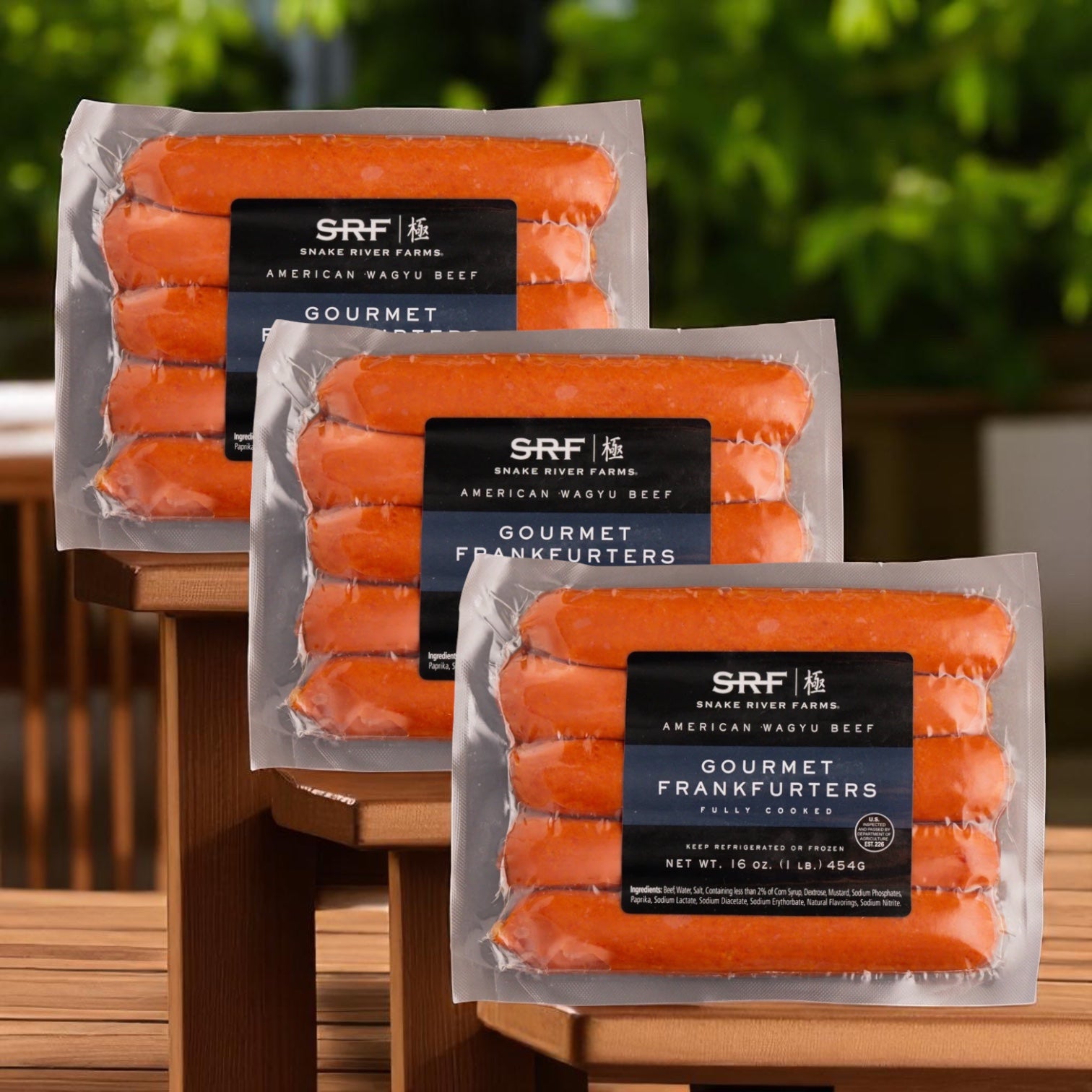 Snake River Farms- Wagyu Hot Dogs - 1 lb - 3 count