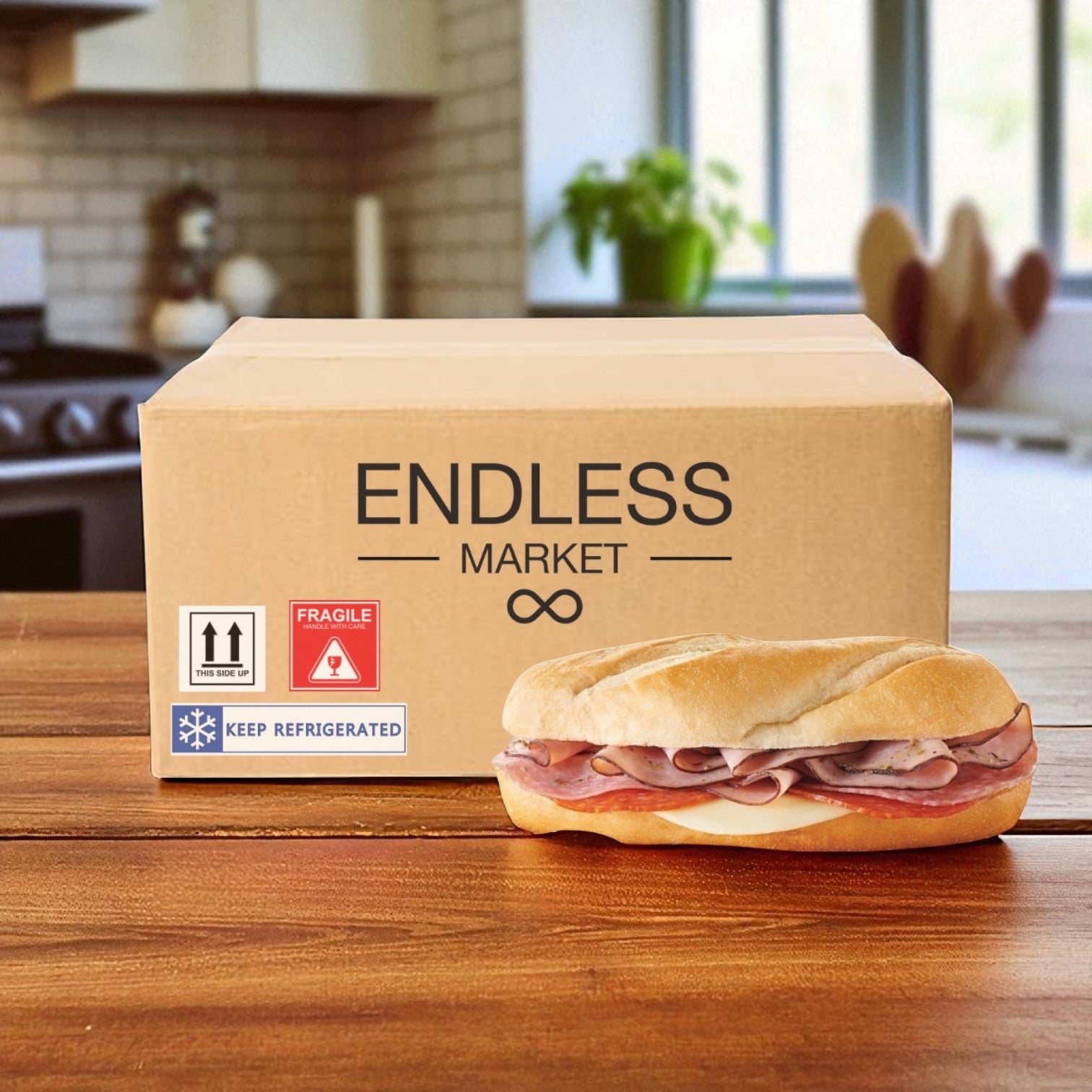 Italian Style Sub- 1 Case- 8 Count -Ships Frozen And Once Out of the Freezer 30 Days Shelf Life in the Cooler!!