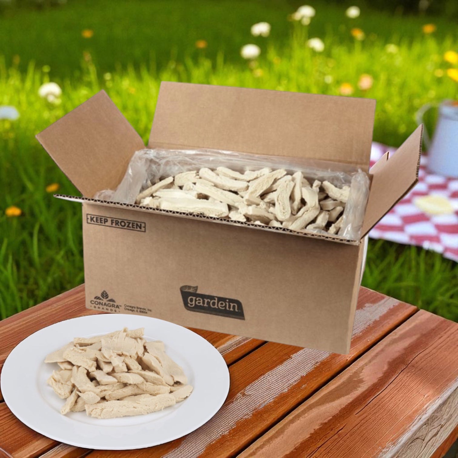 Gardein Vegetarian Vegetable Chicken Strips 1/10 Pound Case