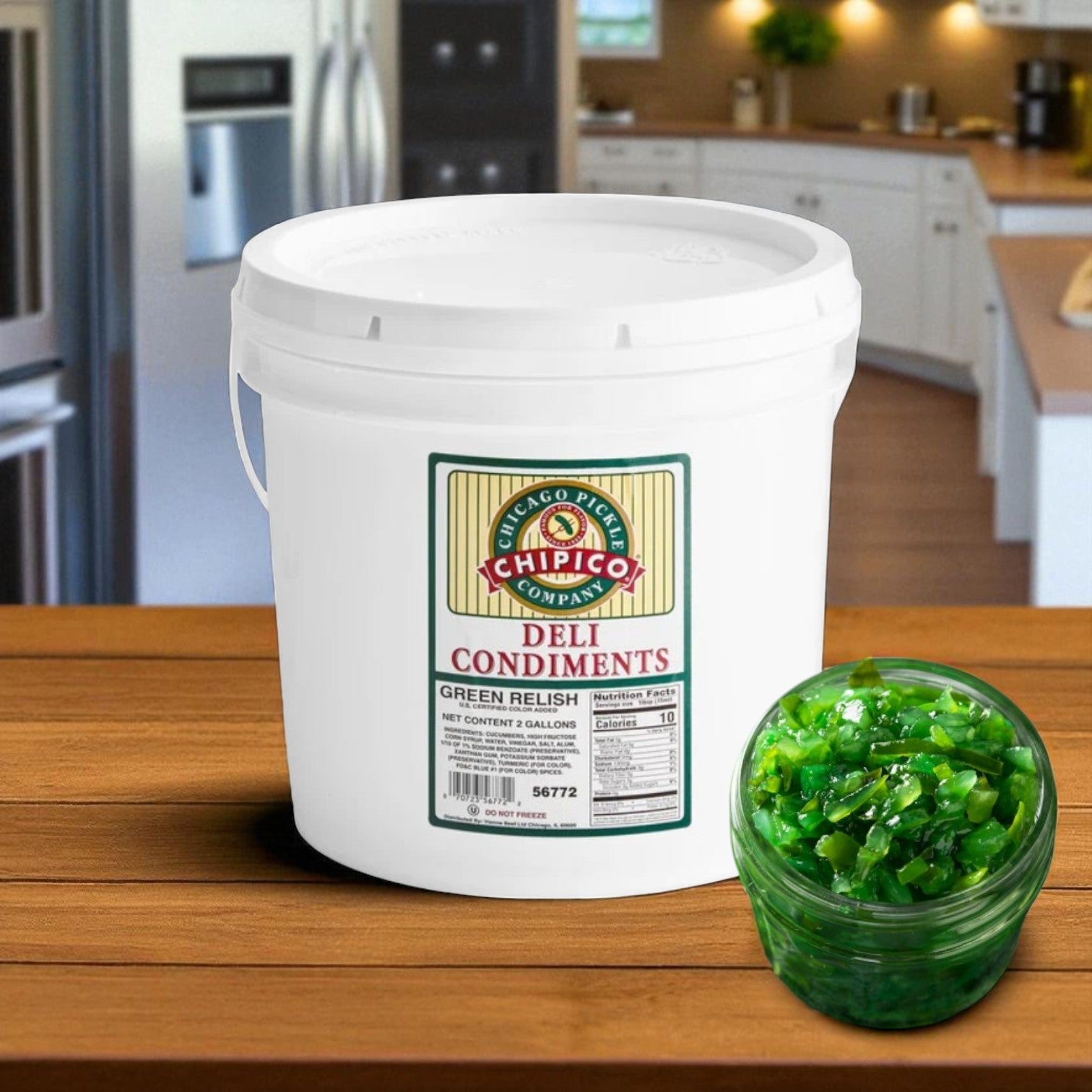 Chipico Green Relish 2 Gallon Container