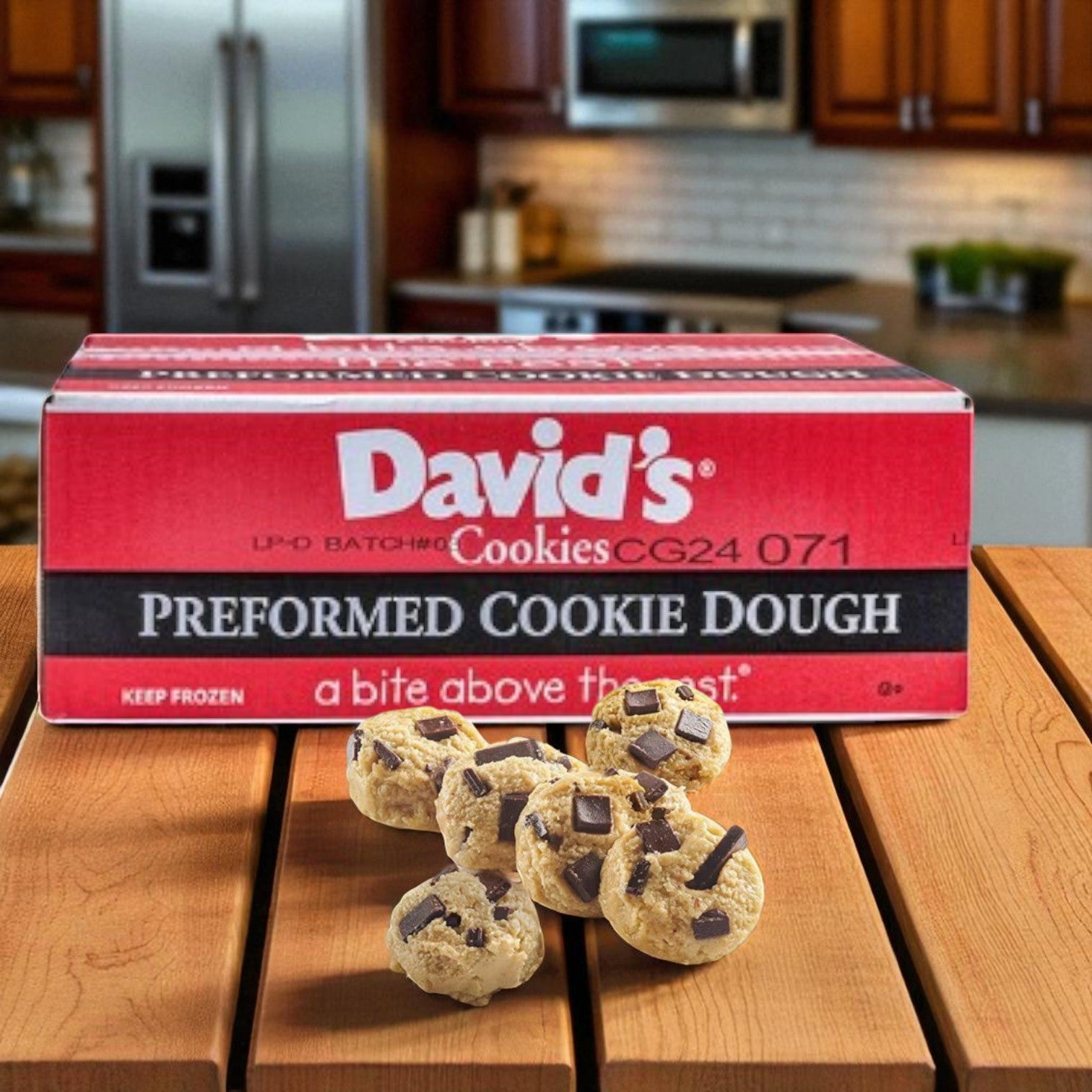 Frozen David's Cookies - Chocolate Chunk Cookies - 120/1.5 oz