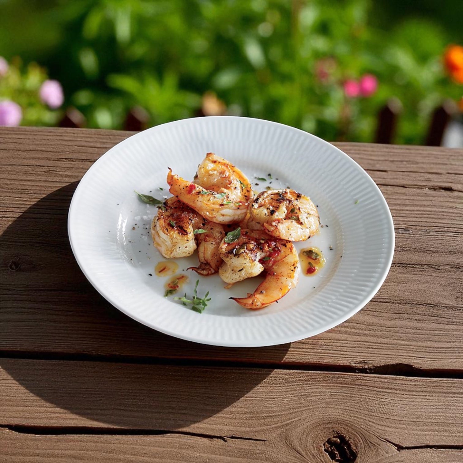 VIA Farm-Raised Raw Shrimp, Tail-Off, Peeled, Deveined, 41-50 ct, 2 lbs