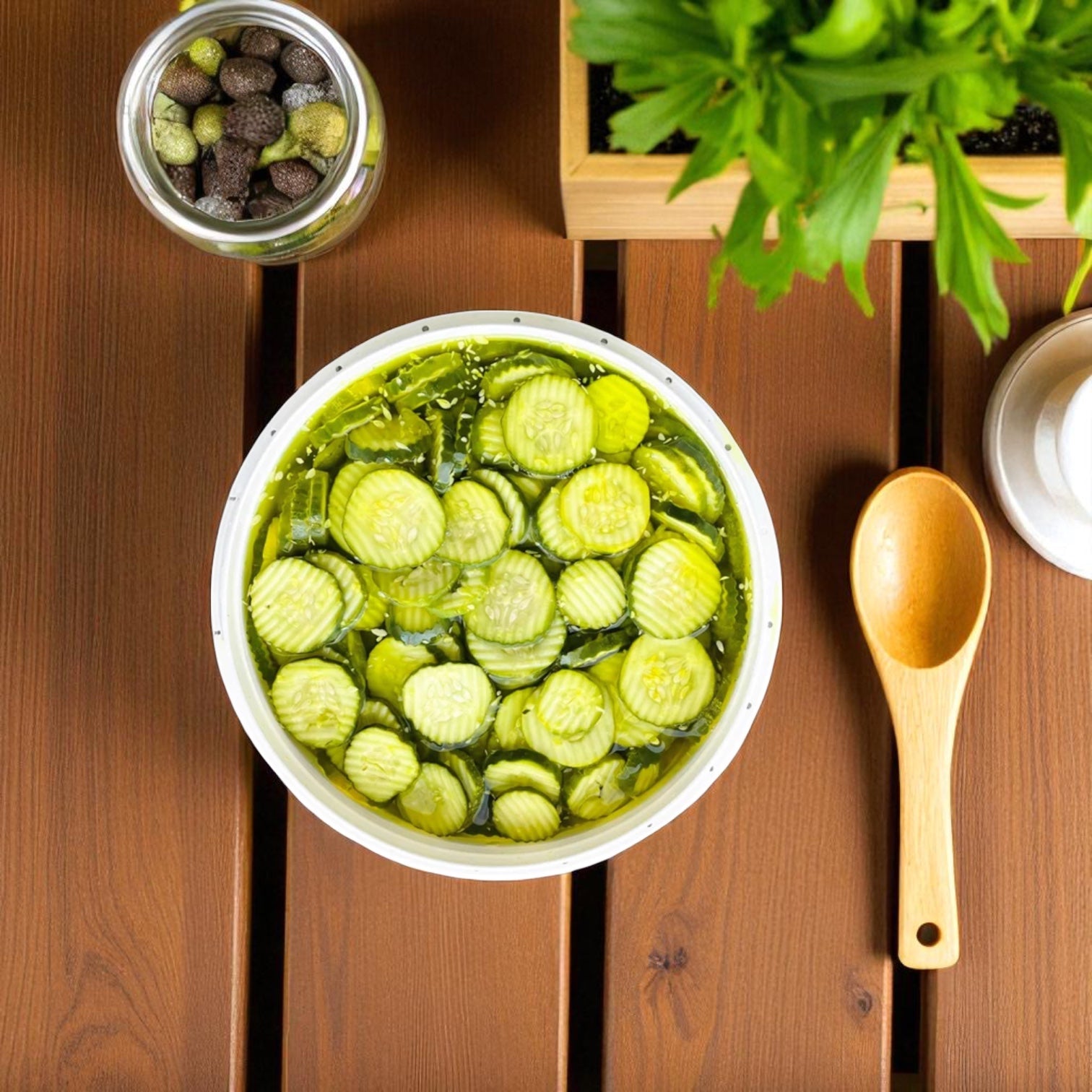 Chipico Kosher Dill Chips 2 Gallon Container