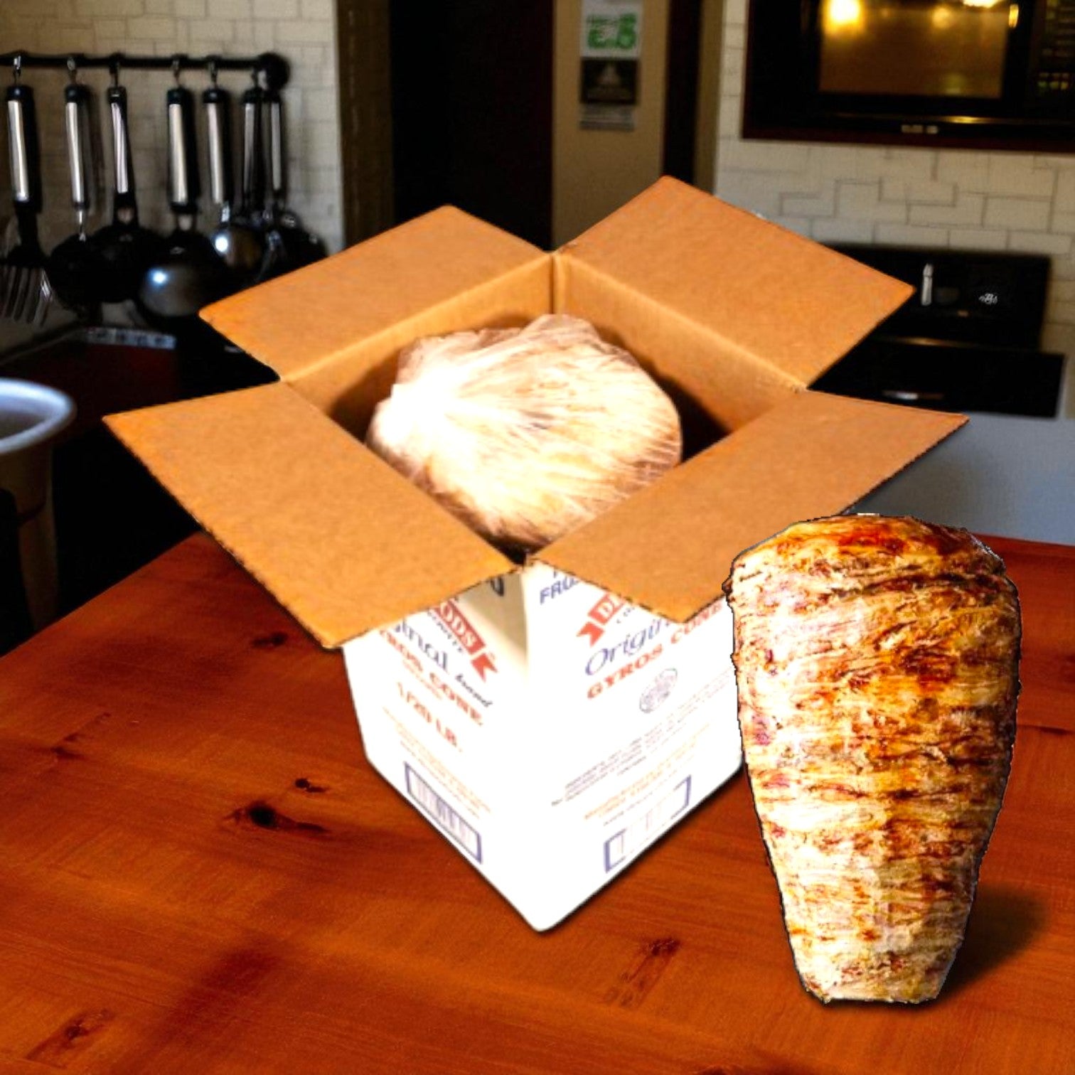 Devanco Foods Frozen Beef & Lamb Gyros Cone-20 Ib- 1 Cone