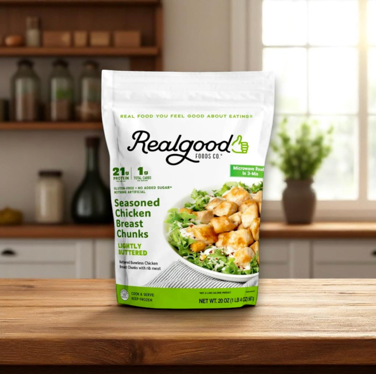 Realgood Foods 3-Pack Bundle – Low Carb, High Protein Chicken Favorites (Gluten-Free)