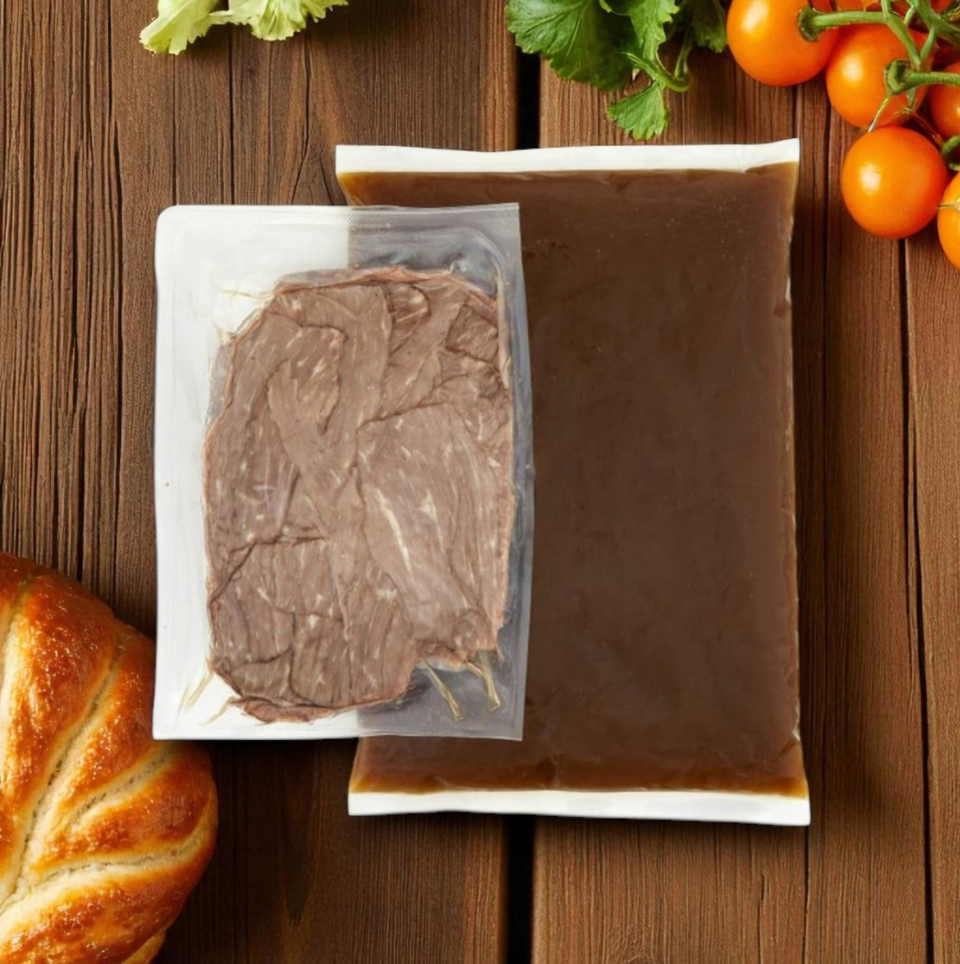 Fontanini Sliced Italian Beef with Au Jus – 22 lbs