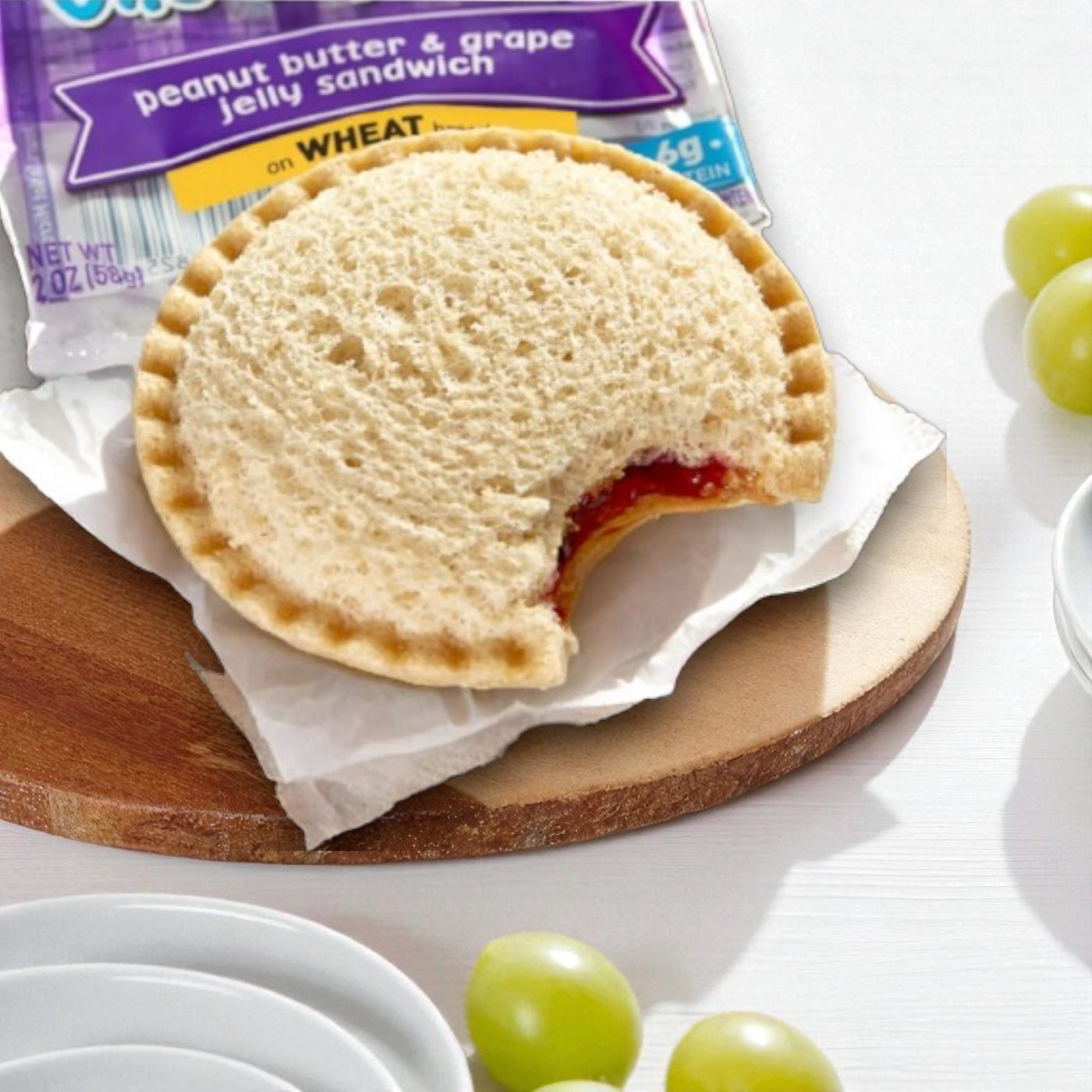 Smucker’s Uncrustables Peanut Butter & Grape Jelly Sandwich 24 ct - 1 Pack