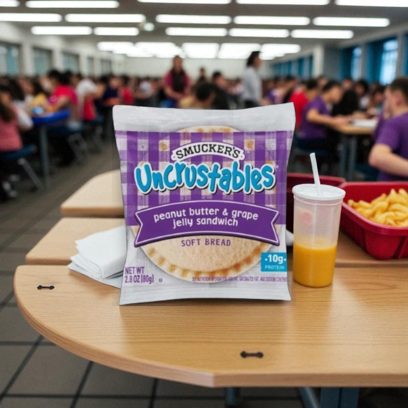 Smucker’s Uncrustables Peanut Butter & Grape Jelly Sandwich 24 ct - 1 Pack