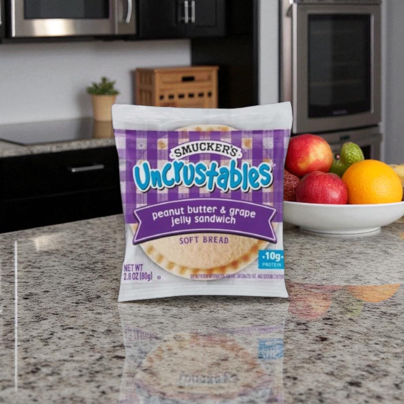 Smucker’s Uncrustables Peanut Butter & Grape Jelly Sandwich 24 ct - 1 Pack
